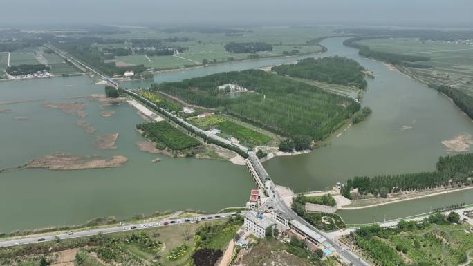 大汶河东平湖出湖闸