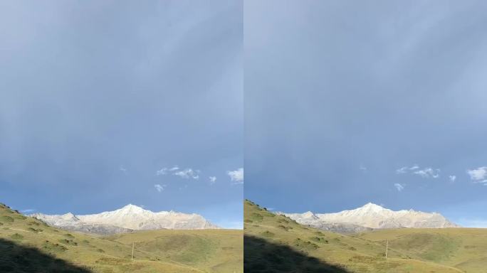 川西雪山 雪山远眺 高原雪山 旅游素材