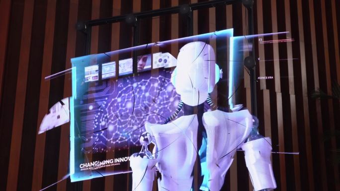 上海2023世界人工智能大会全息投影