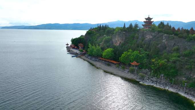 澄江抚仙湖孤山风景区