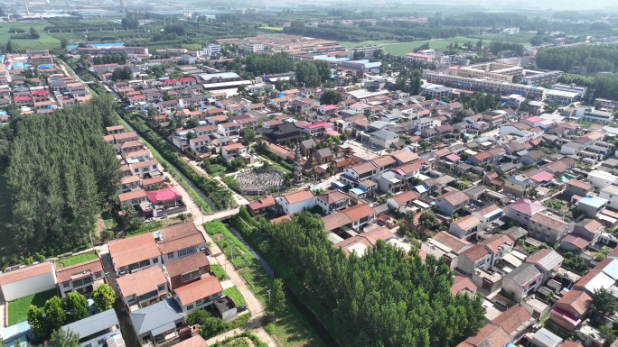 河南许昌鄢陵风景名胜历史古迹兴国寺塔航拍