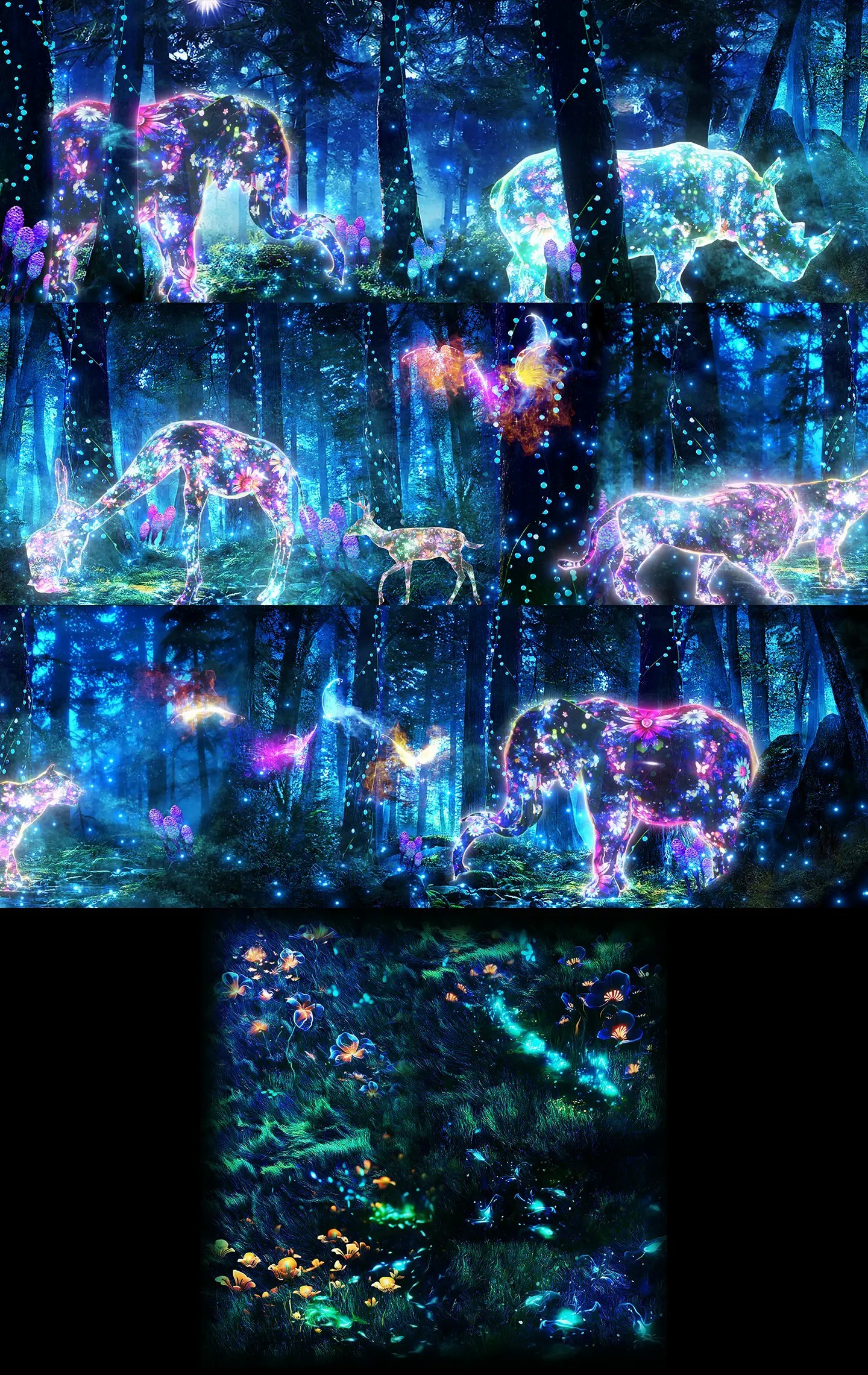 【原创】沉浸式超宽屏梦幻森林8K视频