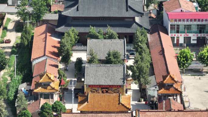 河南许昌鄢陵风景名胜历史古迹兴国寺塔航拍