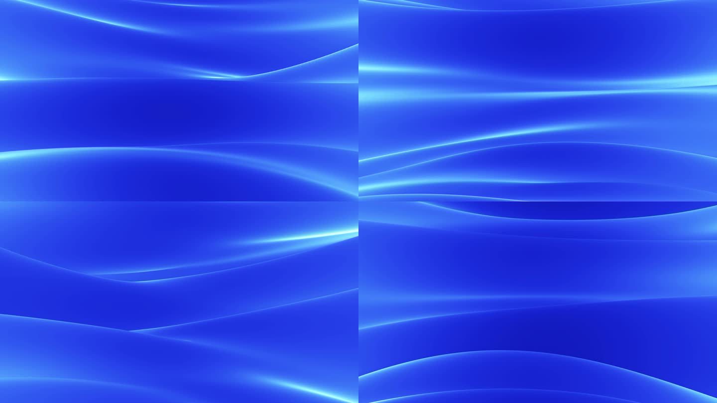 4K蓝色创意波浪弧形波动背景无缝循环