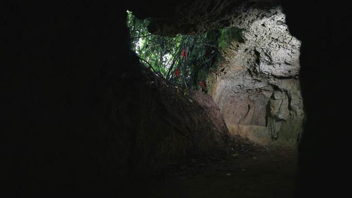 四川渠县自驾游汉阙賨人谷石山洞喀斯特穴居