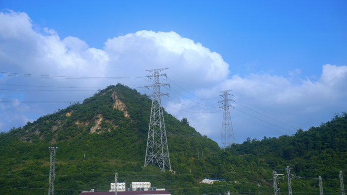 高铁动车火车窗外风景