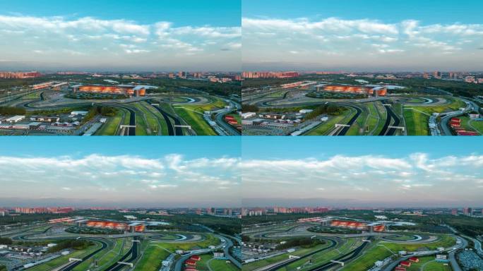 上海国际赛车场航拍延时短片