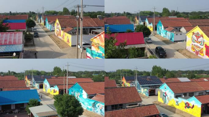 新农村彩绘墙
