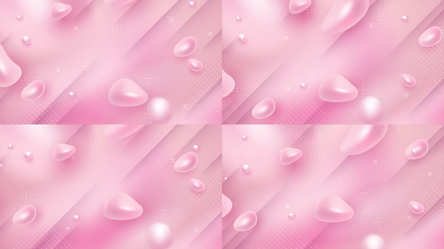 粉色珠光抽象图形背景