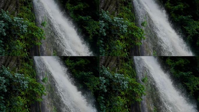 瀑布溪水 矿泉水 瀑布 纯净水 水花