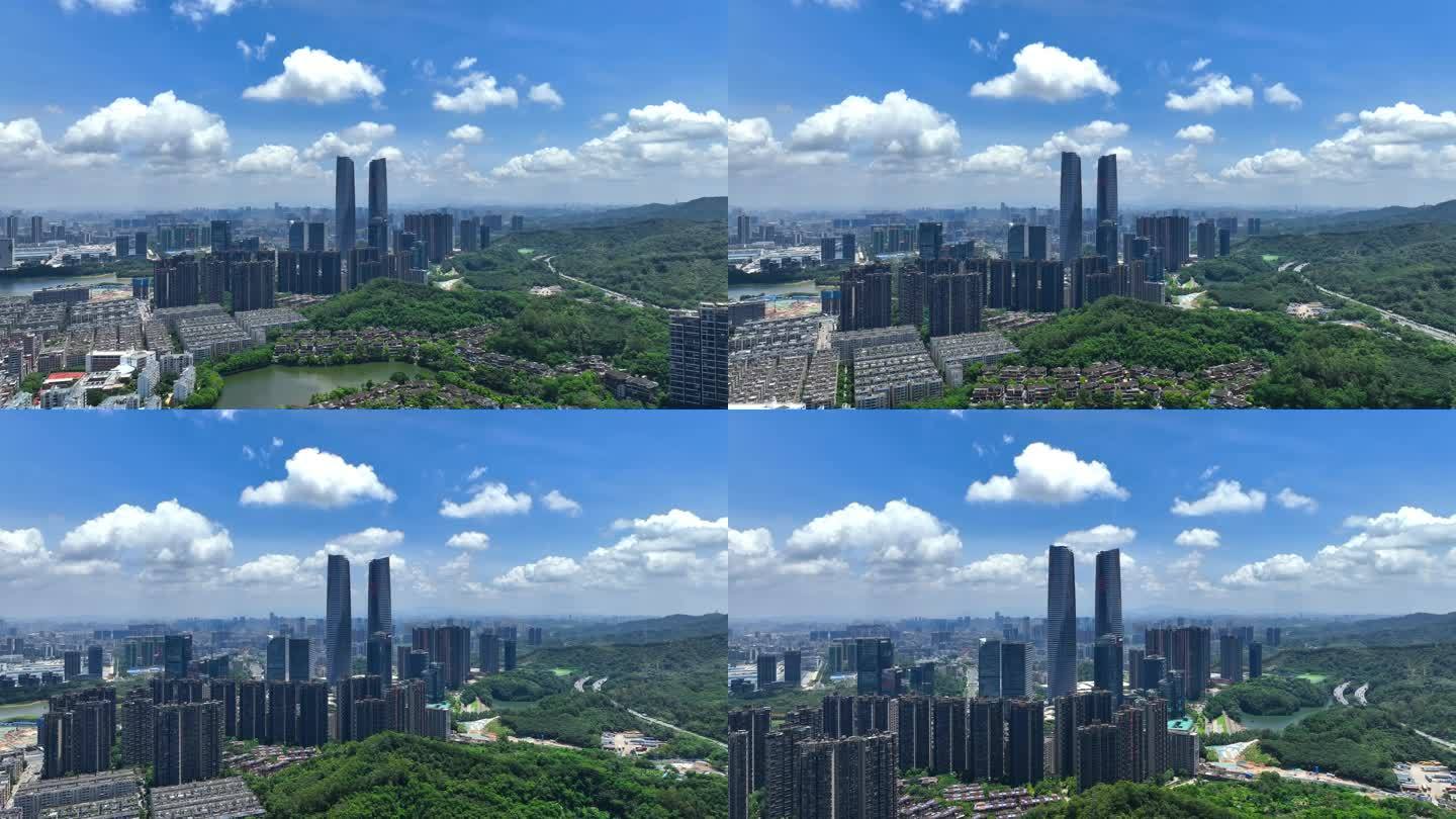 深圳星河双子塔宣传片大气航拍