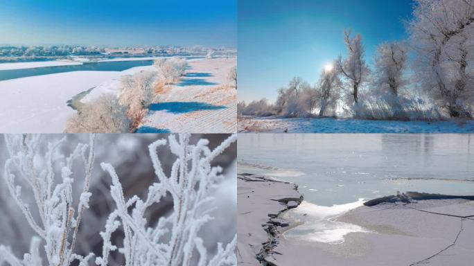 雾凇岛 冰雪 雪乡 松花江