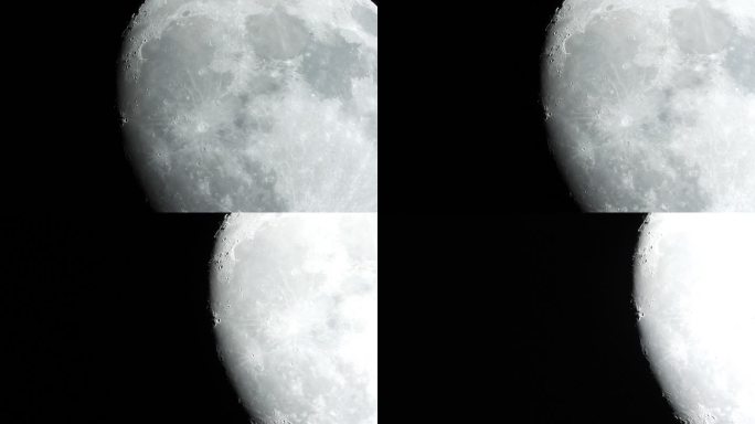 夜空月亮特写87秒