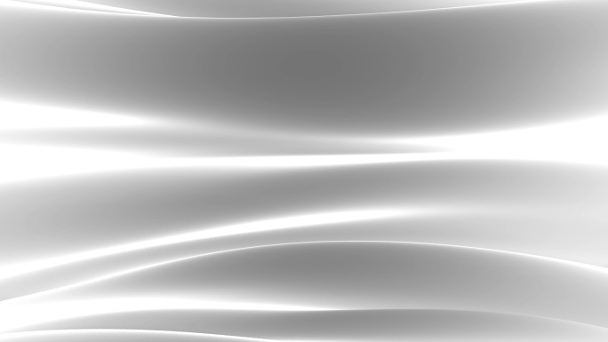 4K白色创意波浪弧形波动背景无缝循环
