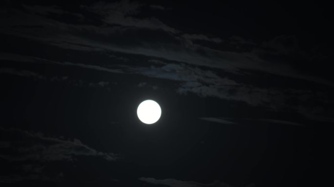 夜晚天空月亮