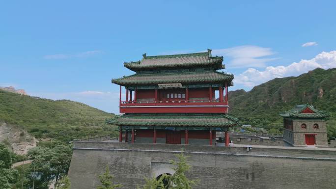 北京昌平居庸关长城风景区航拍