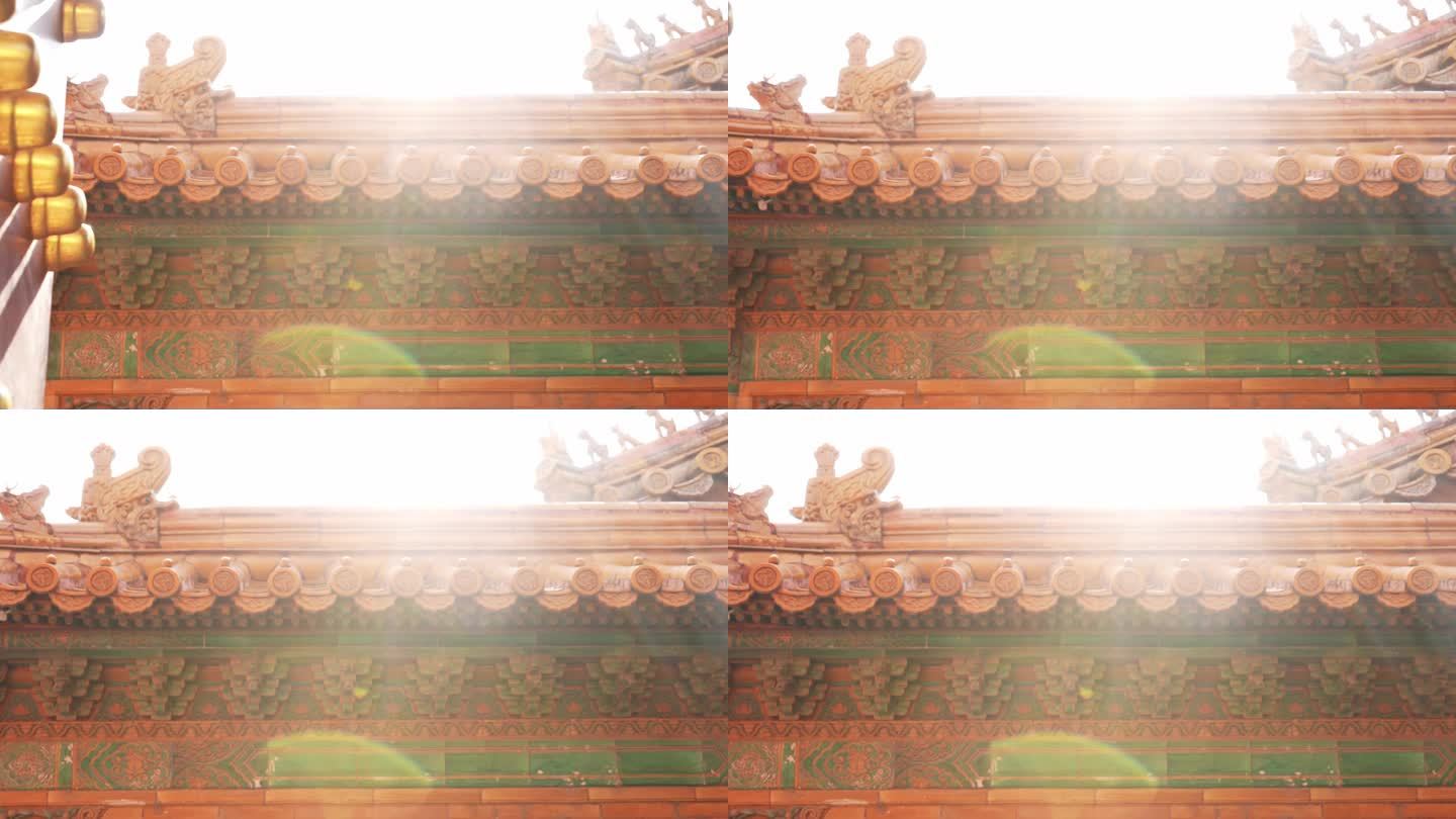 故宫传统古建筑角脊神兽