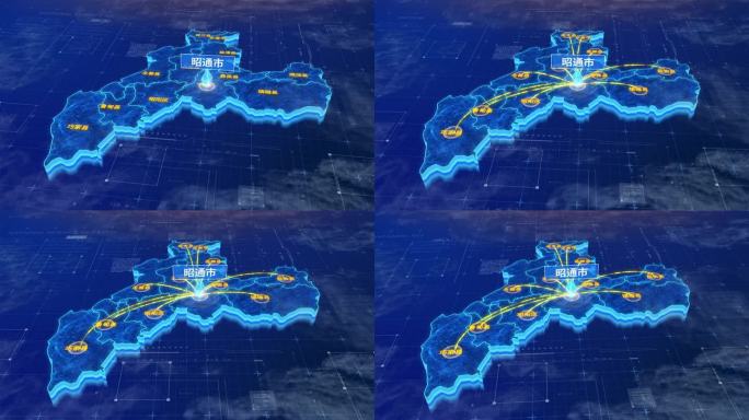 昭通市连线网络全市网络地图