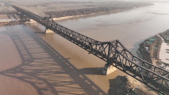 济南洛口黄河铁桥