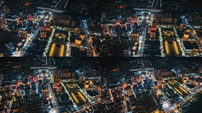 甘肃陇南武都城市夜景