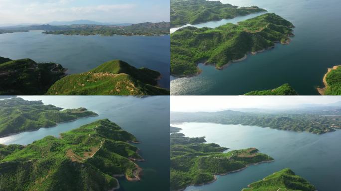 生态森林绿水青山河流湖泊