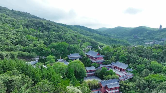 荣成石岛赤山法华寺航拍