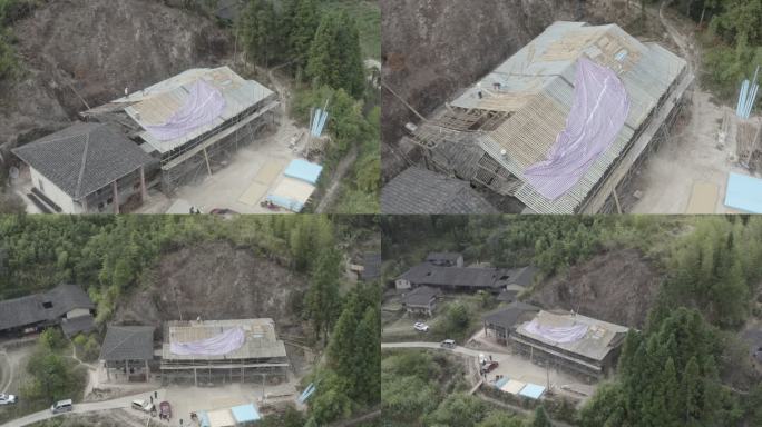 古建修复 修复建筑 修缮 砖房 知青楼