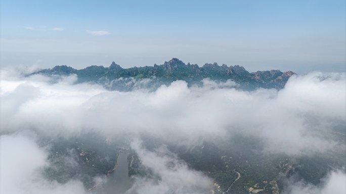 海军公园大珠山平流雾