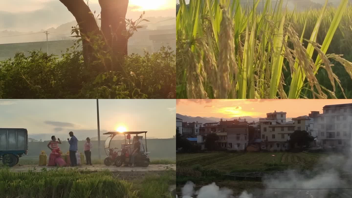 夕阳红霞满天黄昏恋情美景火烧云彩夕阳无限