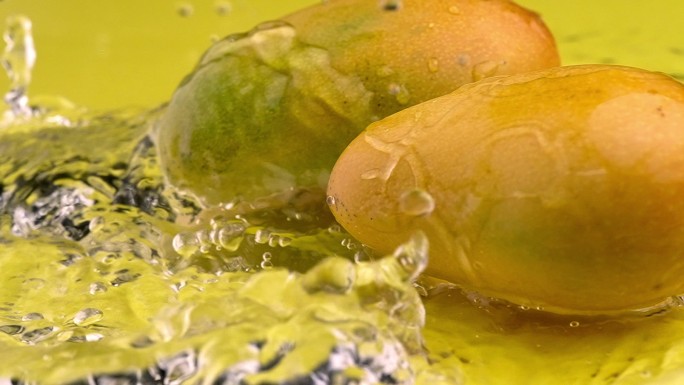 原创水果芒果汁宣传视频升格素材
