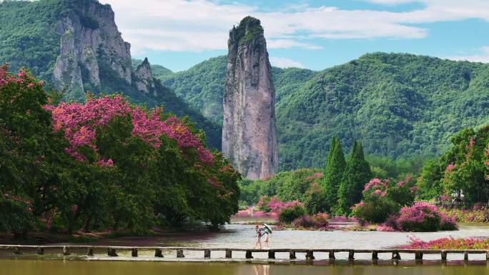 【4k原创】丽水市仙都景区朱潭山