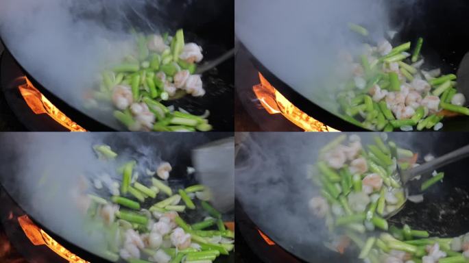 中餐烹饪 芦笋炒虾仁 炒虾仁