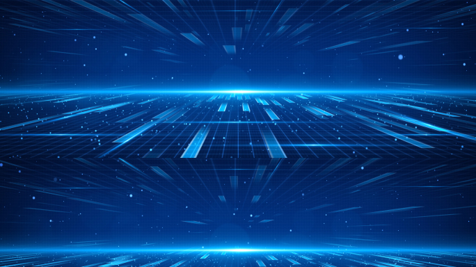 循环蓝色科技背景