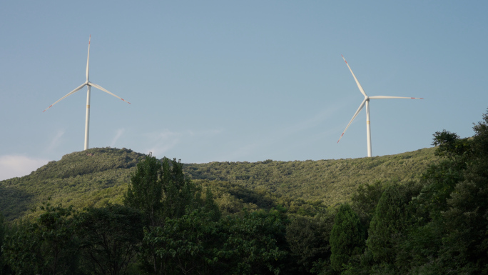 新能源环保低碳中和风力发电国家电网