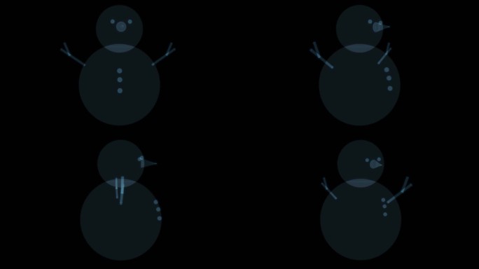 雪人 冬季儿童堆雪人儿童可爱卡通玩耍雪仗