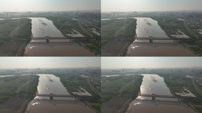 济南洛口黄河铁桥
