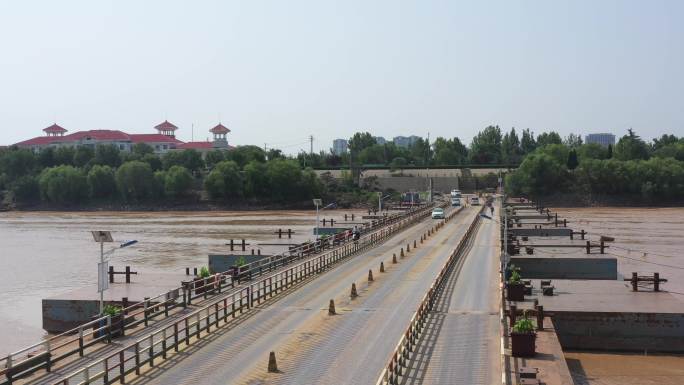 济南洛口黄河浮桥