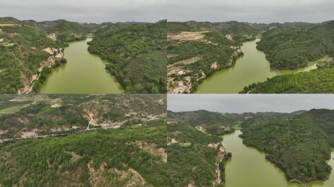 陕北延安吴起县周湾风景