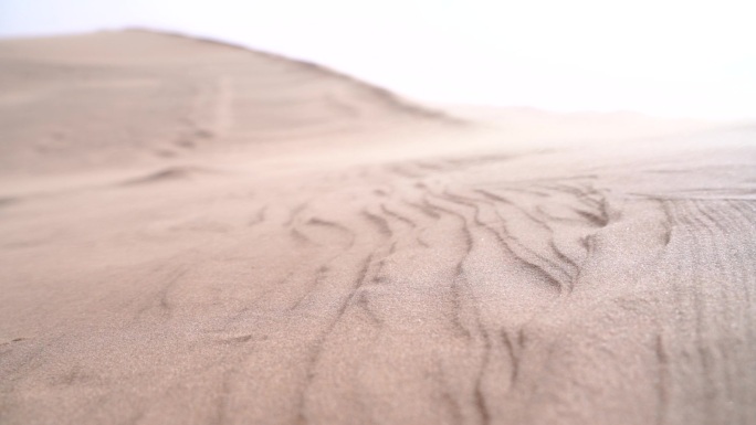 沙漠沙尘暴形成纹理实拍视频视频素材1