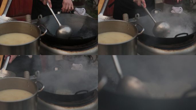 炒菜 油锅