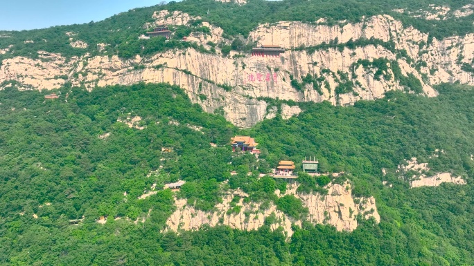 医巫闾山北镇青岩寺夏季航拍