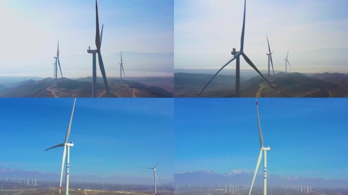 4K原创 中广核新疆风电项目航拍