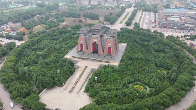 山西临汾 华门 尧庙 尧庙地宫 4K航拍