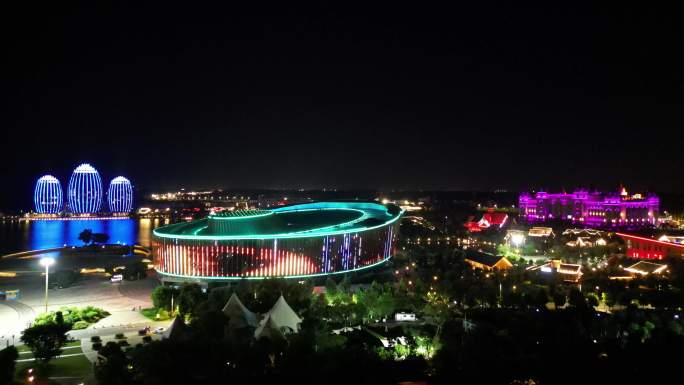 江西赣州南康家居小镇夜景