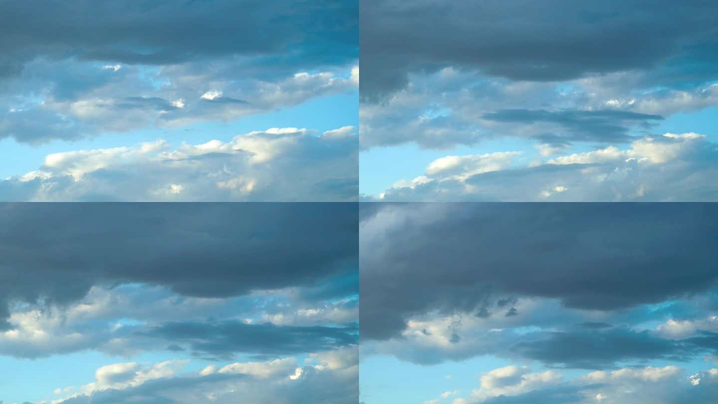 乌云密布 夏天的云 云层延时摄影