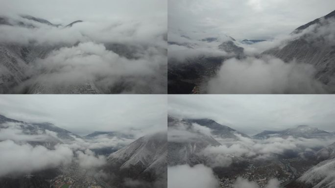 九寨雪景