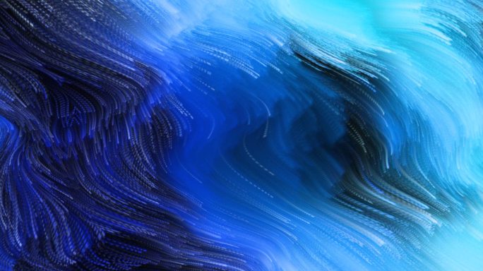 抽象艺术海浪海洋涌动创意视觉粒子投影42
