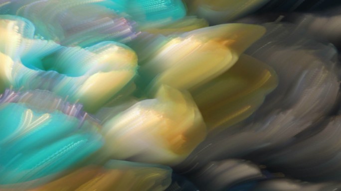 抽象艺术海浪海洋涌动创意视觉粒子投影05