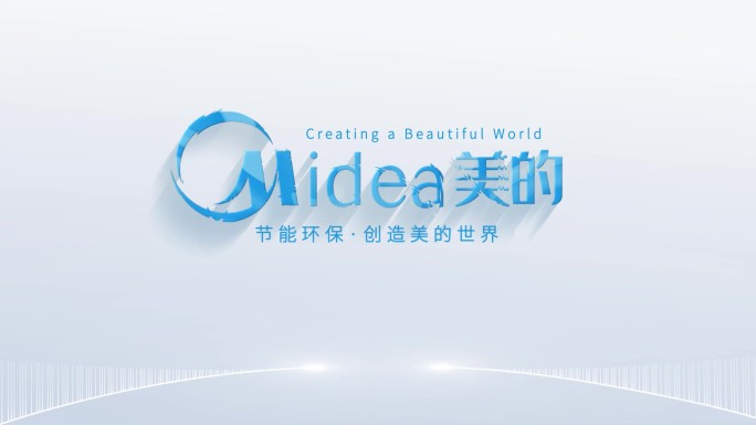 简洁logo 片尾 简洁片头