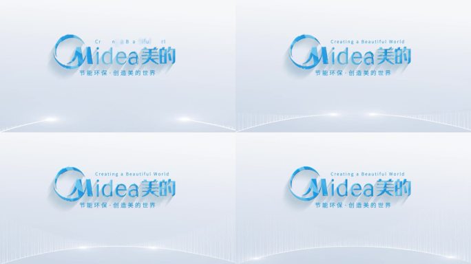 科技简洁logo演绎